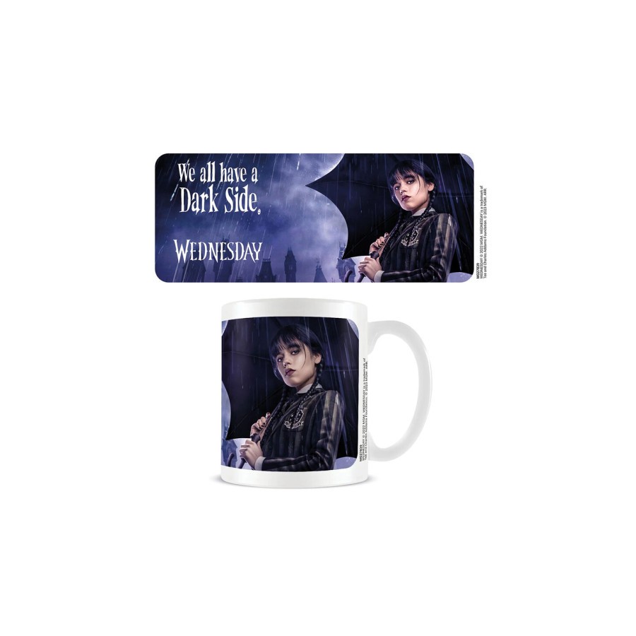 TAZA DESAYUNO MIERCOLES LADO OSCURO PYRAMID INTERNATIONAL REDSTRING MG27839