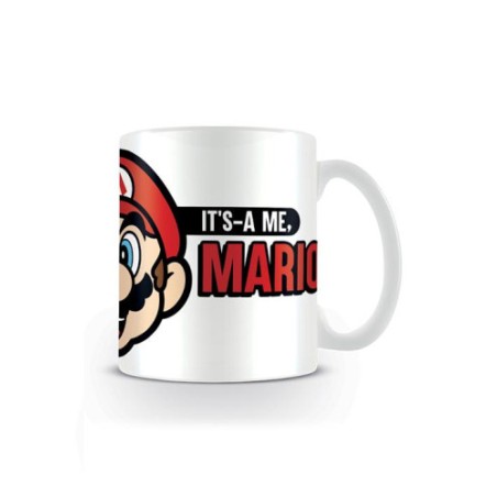 TAZA DESAYUNO SUPER MARIO ITS A ME - MARIO PYRAMID INTERNATIONAL REDSTRING MG24845