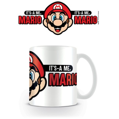 TAZA DESAYUNO SUPER MARIO ITS A ME - MARIO PYRAMID INTERNATIONAL REDSTRING MG24845