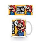 TAZA DESAYUNO SUPER MARIO MAKES YOU SMALLER PYRAMID INTERNATIONAL REDSTRING MG24469