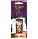 LLAVERO WILLY WONKA LOGO 6 CM. PYRAMID REDSTRING RK39404C