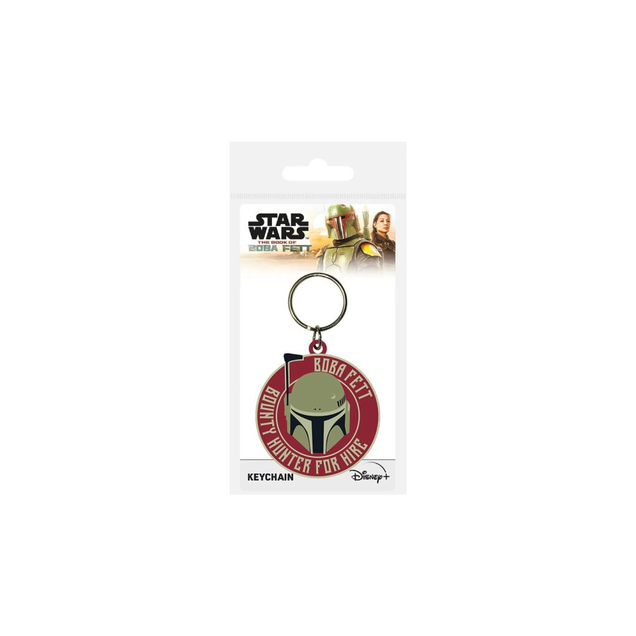 LLAVERO DE GOMA STAR WARS EL LIBRO DE BOBA FETT PYRAMID REDSTRING RK39329C
