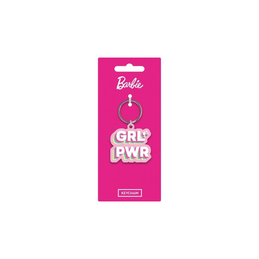 LLAVERO BARBIE (GRL POWER) 6 CM PYRAMID REDSTRING RK39477C