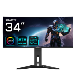 Gigabyte MO34WQC2 pantalla para PC 86,4 cm (34") 3440 x 1440 Pixeles Wide Quad HD OLED Negro