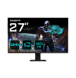 GIGABYTE GS27QA 27" Monitor de Juego QHD - 2560 x 1440 (QHD), 180Hz, 1ms, 300 cd/m2, FreeSync, HDR Ready, HDMI 2.0, Displayport 