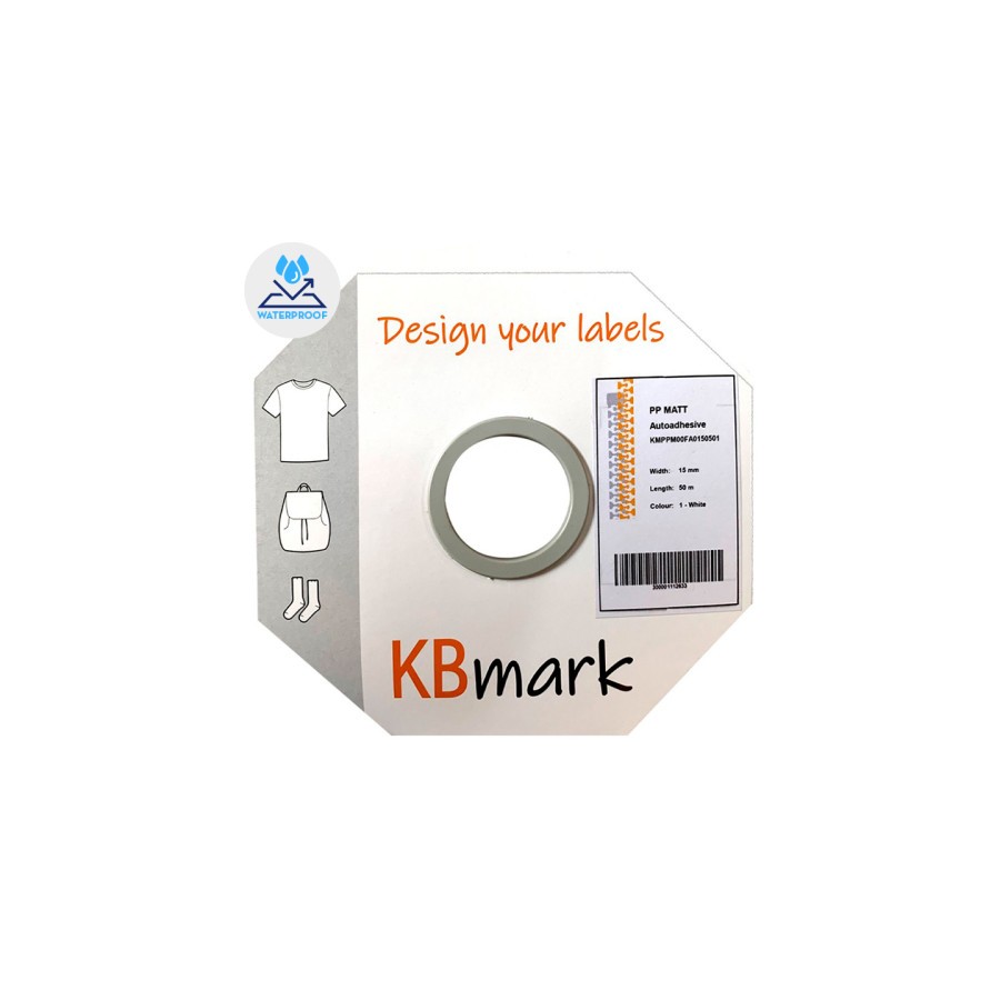 17974-CINTA POLIPROPILENO ADHESIVO MATE 15MM X 50M E-MARK MPP00F COLOP 501162