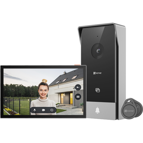 EZVIZ HP5 sistema de intercomunicacion de video 17,8 cm (7") Negro, Plata