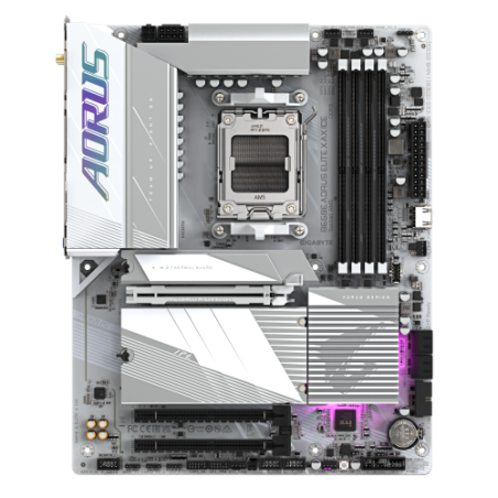 17989-Gigabyte B650E AORUS ELITE X AX ICE placa base AMD B650 Zocalo AM5 ATX