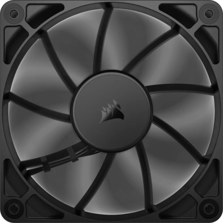 18027-Corsair RS120 Carcasa del ordenador Ventilador 12 cm Negro 3 pieza(s)