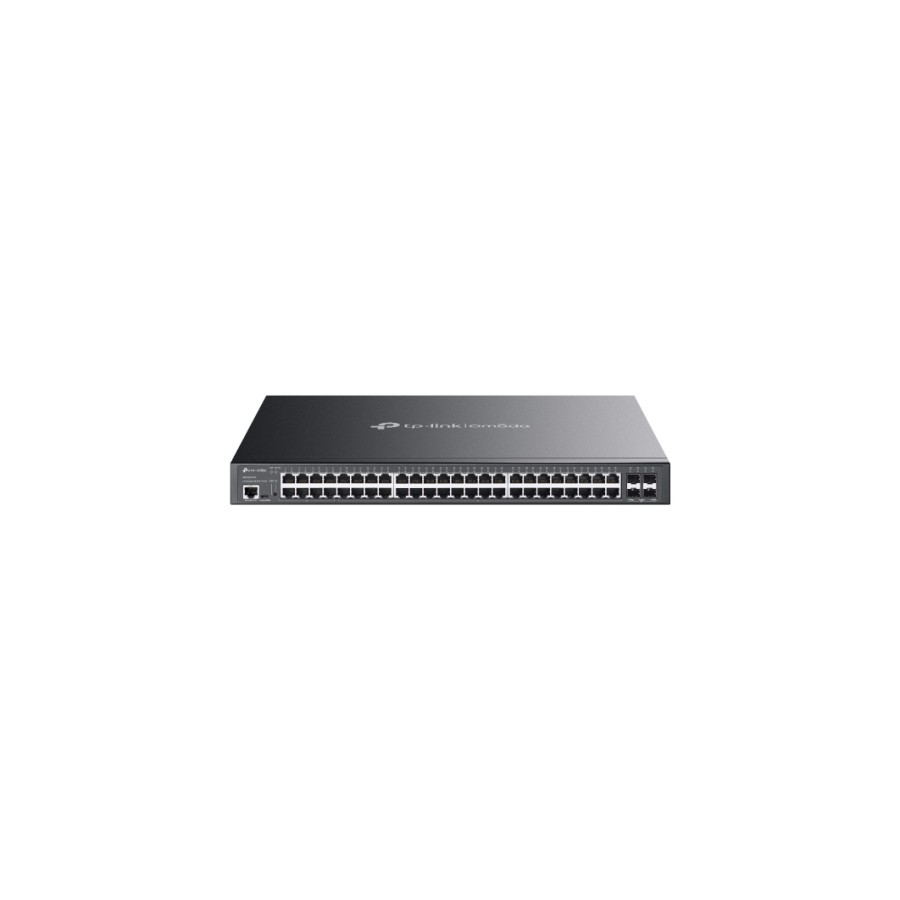 TP-Link Omada SG3452XMPP switch Gestionado L2+ Gigabit Ethernet (10/100/1000) Energia sobre Ethernet (PoE) 1U Negro