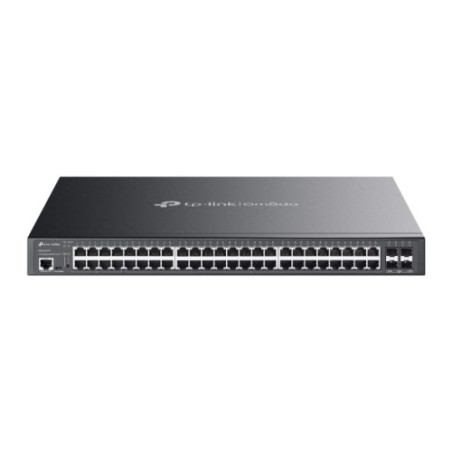 TP-Link Omada SG3452XMPP switch Gestionado L2+ Gigabit Ethernet (10/100/1000) Energia sobre Ethernet (PoE) 1U Negro