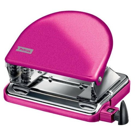 1811-TALADRO METALICO MODELO 52 WOW CAPACIDAD 20 HOJAS COLOR ROSA PETRUS 626517