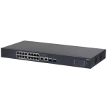18114-(CS4220-16GT-240) DAHUA SWITCH POE 16 PUERTOS GIGABIT + 2 UPLINK GIGABIT RJ45 + 2SFP GIGABIT 240W MANAGED CLOUD L2