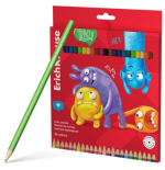 18115-CAJA LAPICES DE COLORES JOLLY FRIENDS 24 COLORES, MINA 3MM ERICH KRAUSE 61794