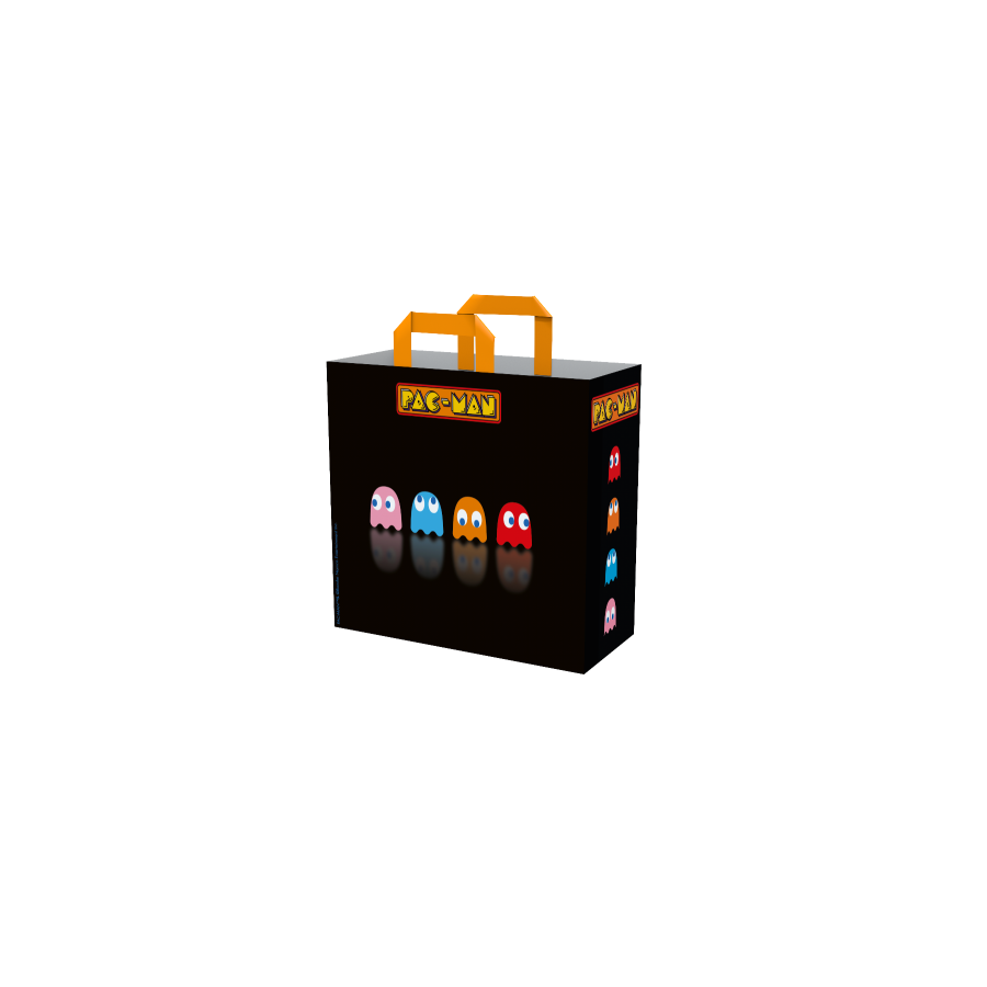 BOLSA DE COMPRA PAC-MAN (FANTASMAS) KONIX REDSTRING 78441120928