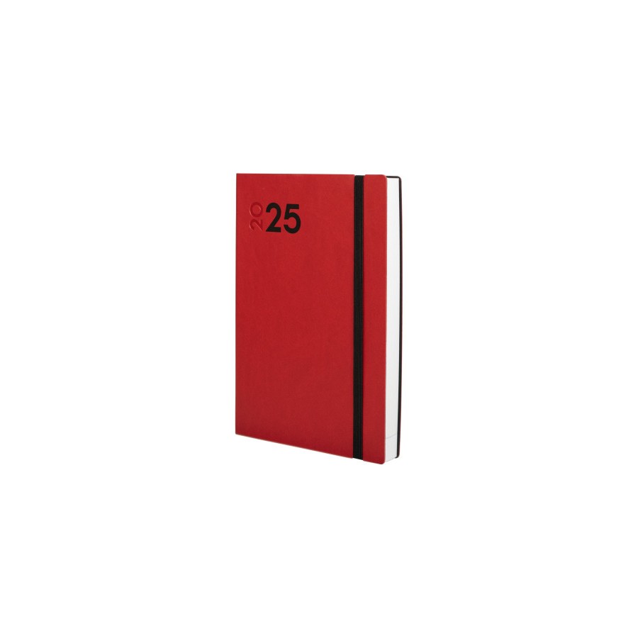 AGENDA 2025 DYNAMIC MARA Y10 140X204MM DIA PAGINA ROJO FINOCAM 621163025