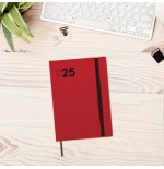 AGENDA 2025 DYNAMIC MARA Y10 140X204MM DIA PAGINA ROJO FINOCAM 621163025