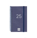AGENDA 2025 BASIC YEAR E3 79X127MM SEMANA VISTA HORIZONTAL AZUL FINOCAM 741421025