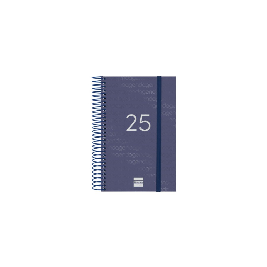 AGENDA 2025 BASIC YEAR E5 117X181MM DIA PAGINA AZUL FINOCAM 741091025