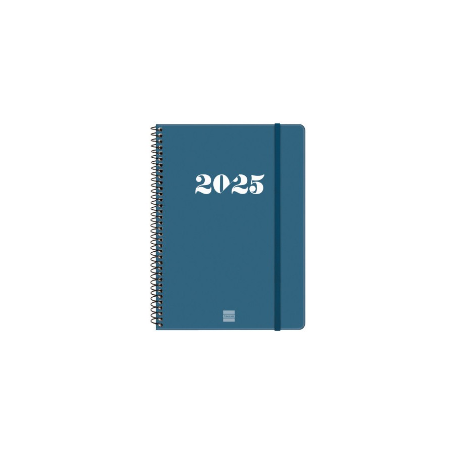 AGENDA 2025 BASIC MY E10 155X212MM SEMANA VISTA HORIZONTAL AZUL FINOCAM 743501025