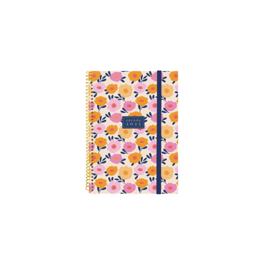 AGENDA 2025 TRENDY DESIGN E10 155X212MM SEMANA VISTA HORIZONTAL SELVA FINOCAM 742232925