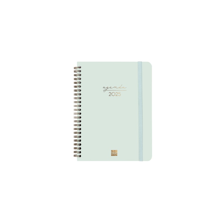 AGENDA 2025 TRENDY ALMA E10 155X212MM SEMANA VISTA HORIZONTAL MENTA FINOCAM 762020325