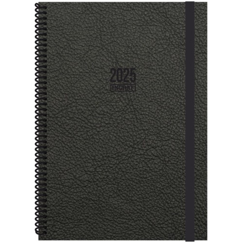 AGENDA 2025 TOKIO DIA/PAGINA 17X24 NEGRO CATALAN INGRAF 355525