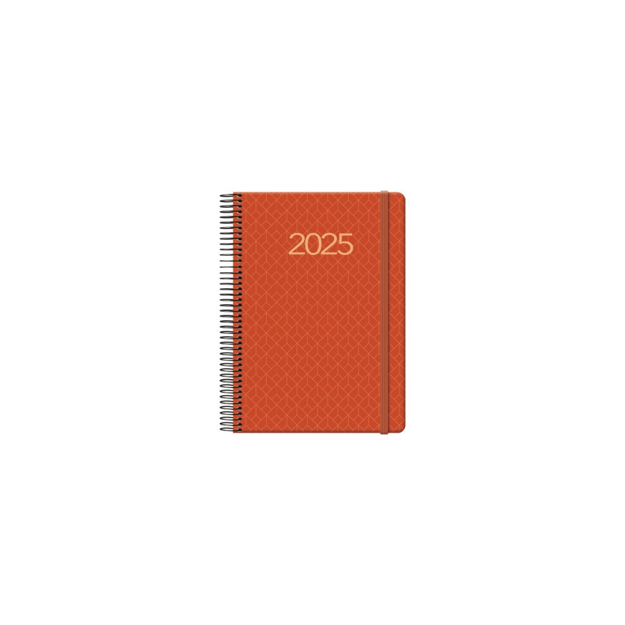 AGENDA 2025 NEWPORT DIA PAGINA 14 X 20 CM COLOR TEJA DOHE 12919 - 25