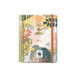 AGENDA 2025 WWF DIA PAGINA 12,5 X 18 CM CON 4 HOJAS DE PEGATINAS DOHE 12898 - 25