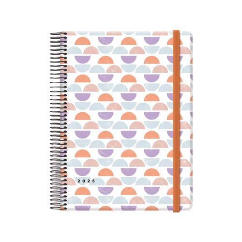 AGENDA 2025 CUTE DIA PAGINA 15 X 21 CM MODELO DUNE CON 4 HOJAS DE PEGATINAS DOHE 12904 - 25