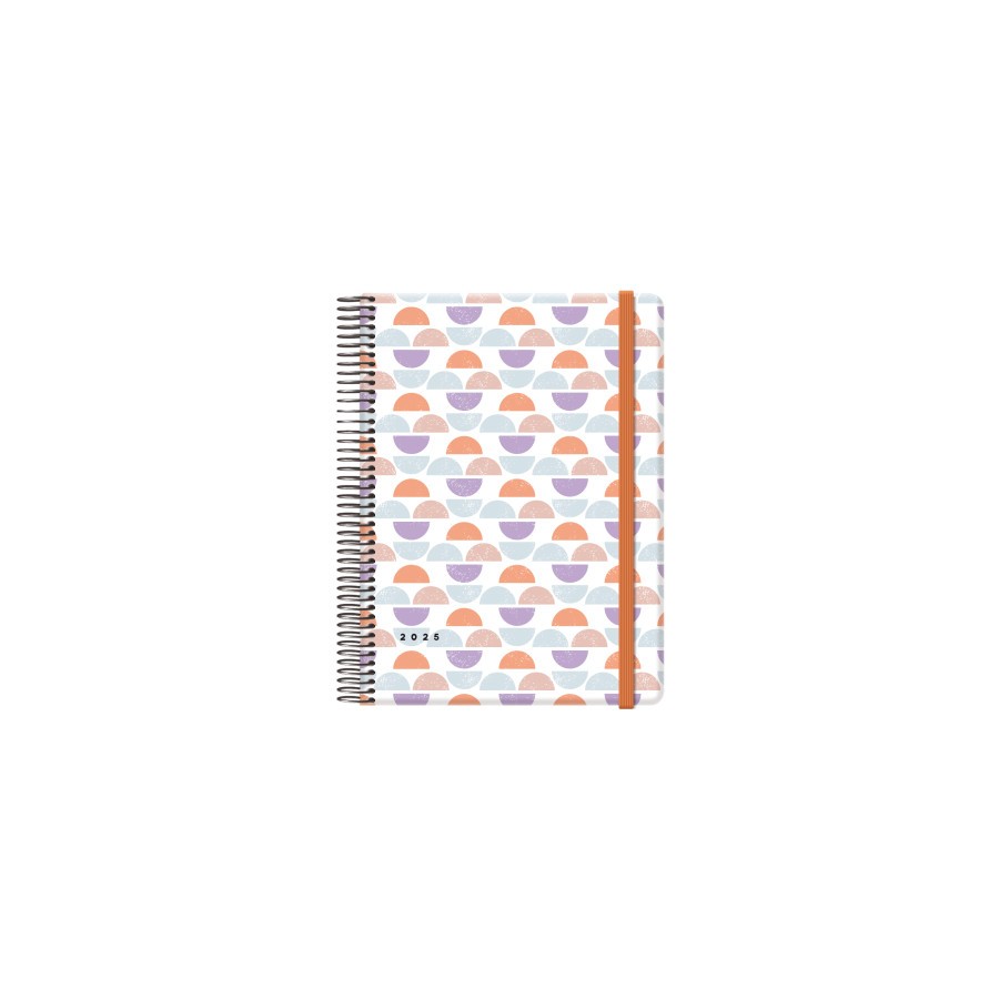 AGENDA 2025 CUTE DIA PAGINA 15 X 21 CM MODELO DUNE CON 4 HOJAS DE PEGATINAS DOHE 12904 - 25