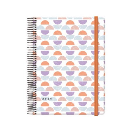 AGENDA 2025 CUTE DIA PAGINA 15 X 21 CM MODELO DUNE CON 4 HOJAS DE PEGATINAS DOHE 12904 - 25