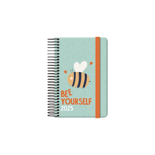 AGENDA 2025 CUTE SEMANA VISTA BOLSILLO  8,5 X 13 CM MODELO BEE DOHE 12909 - 25