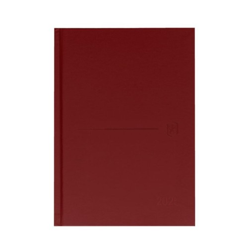 AGENDA 2025 MINIMAL A5 15X21CM DIA PAGINA COLOR ROJO OXFORD 400189837