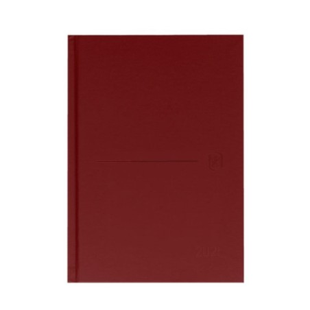 AGENDA 2025 MINIMAL A5 15X21CM DIA PAGINA COLOR ROJO OXFORD 400189837