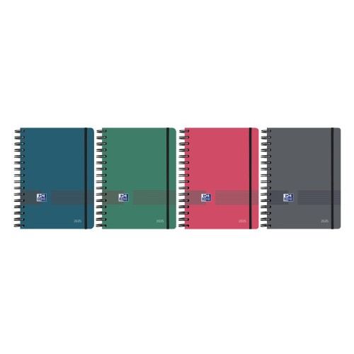 AGENDA 2025 OXFORD A5 15X21CM DIA PAGINA COLORES SURTIDOS OXFORD 400190030