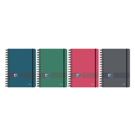 AGENDA 2025 OXFORD A5 15X21CM DIA PAGINA COLORES SURTIDOS OXFORD 400190030