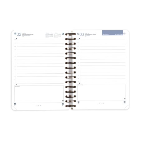 AGENDA 2025 OXFORD A5 15X21CM DIA PAGINA COLORES SURTIDOS OXFORD 400190030