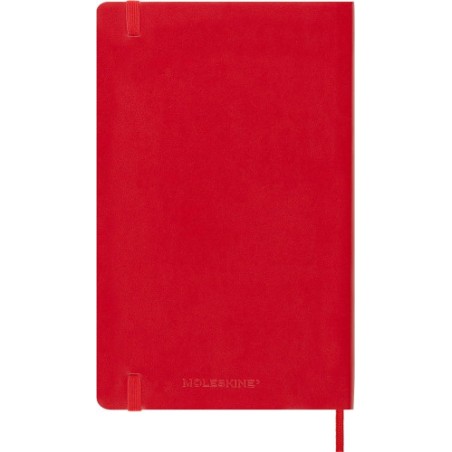 AGENDA 2025 TAPA BLANDA 12 MESES DIARIA L (13 X 21 CM) ROJA MOLESKINE DSF212DC3Y25