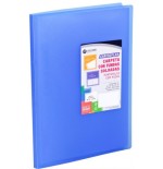 1843-CARPETA CARCHIPLAS-BOOK A4 POLIPROPILENO 20 FUNDAS SOLDADAS AZUL CARCHIVO 50302050