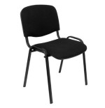 185-PACK 4 SILLAS CONFIDENTE MODELO ALCARAZ TELA NEGRO PIQUERAS Y CRESPO PACK426ARAN840