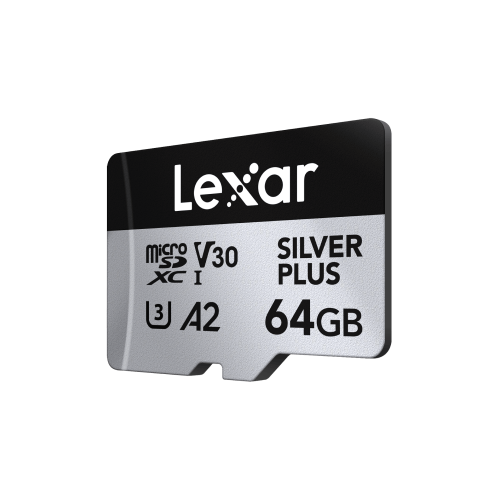 18551-Lexar Professional SILVER PLUS 64 GB MicroSDXC UHS-I Clase 3