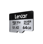 18551-Lexar Professional SILVER PLUS 64 GB MicroSDXC UHS-I Clase 3