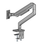 18570-Ewent EW1529 soporte para monitor 124,5 cm (49") Plata Escritorio