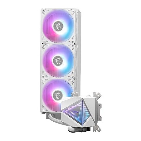 18574-SISTEMA DE REFRIGERACION LIQUIDA MSI PARA CPU MAG CORELIQUID I360 WHITE,INTEL/AMD,RADIADOR 360mm,FAN4PIN,20dBA,ARG