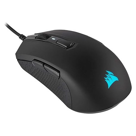 RATON CORSAIR M55 LIGERO, CON CABLE, NEGRO CH-930F000-WW