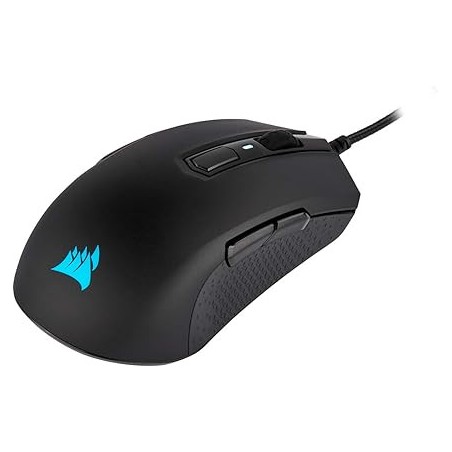 RATON CORSAIR M55 LIGERO, CON CABLE, NEGRO CH-930F000-WW