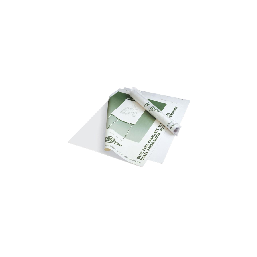 1865-FAIBO bloc papel para  pizarra 50 hojas Blanco