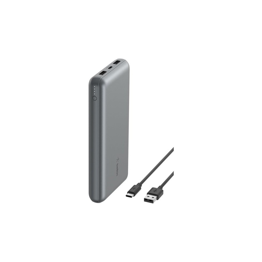 18744-BELKIN 20K POWER BANK 15W SPACE GREY