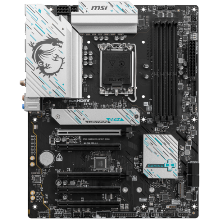 18751-PLACA MSI B760 GAMING PLUS WIFI DDR4,INTEL,1700,B760,4DDR4,192GB,HDMI+DP,4SATA+2M.2,6USB 3.2,2.5GB+WIFI6E+BT5.3,AT